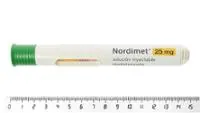 NORDIMET 25 MG SOLUCION INYECTABLE EN PLUMA PRECARGADA - Imagen 2