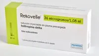 Envase del medicamento REKOVELLE 36 MICROGRAMOS/1,08 ML SOLUCION INYECTABLE EN PLUMA PRECARGADA - Laboratorio Ferring Pharmaceuticals A/S