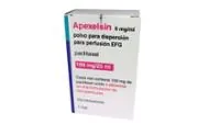 Envase del medicamento APEXELSIN 5 MG/ML POLVO PARA DISPERSION PARA PERFUSION EFG - Laboratorio Whiteoak Pharmaceutical B.V.