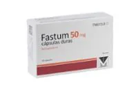 Envase del medicamento FASTUM 50 MG CÁPSULAS DURAS - Laboratorio Laboratorios Menarini S.A.