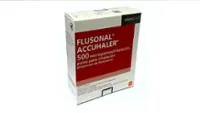 Fotografía del medicamento FLUSONAL ACCUHALER 500 MICROGRAMOS/INHALACION, POLVO PARA INHALACION