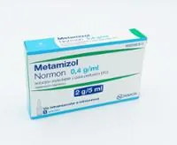 Fotografía del medicamento METAMIZOL NORMON 0,4 G/ ML SOLUCION INYECTABLE Y PARA PERFUSION EFG