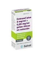 Fotografía del medicamento CETRAXAL PLUS 3 mg/ml + 0,25 mg/ml GOTAS ÓTICAS EN SOLUCIÓN