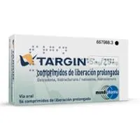 Fotografía del medicamento TARGIN 5 mg/2,5 mg COMPRIMIDOS DE LIBERACION PROLONGADA