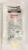 Envase del medicamento VIAFLO GLUCOSALINO POTASICO 4%, 0,18%, 0,15% SOLUCION PARA PERFUSION - Laboratorio Baxter S.L.