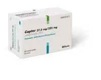 Envase del medicamento CAPTOR 37,5 MG/325 MG COMPRIMIDOS EFG - Laboratorio Ferrer Internacional S.A.