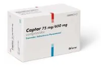 Envase del medicamento CAPTOR 75 mg/650 mg COMPRIMIDOS - Laboratorio Ferrer Internacional S.A.