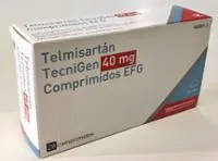 Fotografía del medicamento TELMISARTAN TECNIGEN 40 MG COMPRIMIDOS EFG