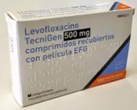 Fotografía del medicamento LEVOFLOXACINO TECNIGEN 500 MG COMPRIMIDOS RECUBIERTOS CON PELICULA EFG