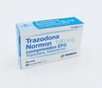 Fotografía del medicamento TRAZODONA NORMON 100 MG COMPRIMIDOS EFG