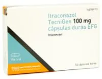 Fotografía del medicamento ITRACONAZOL TECNIGEN 100 MG CAPSULAS DURAS EFG