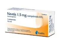 Fotografía del medicamento NAVELA 1,5 MG COMPRIMIDO EFG