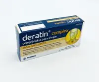Fotografía del medicamento DERATIN COMPLEX COMPRIMIDOS PARA CHUPAR SABOR MIEL-LIMON
