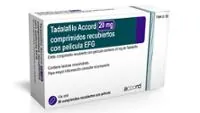 Fotografía del medicamento TADALAFILO ACCORD 20 MG COMPRIMIDOS RECUBIERTOS CON PELICULA EFG