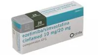 Fotografía del medicamento EZETIMIBA/SIMVASTATINA CINFAMED 10 MG/20 MG COMPRIMIDOS EFG