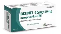 Envase del medicamento DIZINEL 20 MG/40 MG COMPRIMIDOS EFG - Laboratorio Italfarmaco S.A.