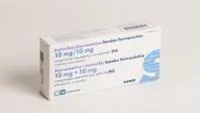 Envase del medicamento EZETIMIBA/ATORVASTATINA SANDOZ FARMACÉUTICA 10 MG/10 MG COMPRIMIDOS RECUBIERTOS CON PELÍCULA EFG - Laboratorio Sandoz Farmaceutica S.A.