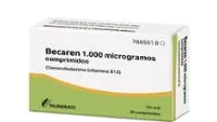 Envase del medicamento BECAREN 1.000 MICROGRAMOS COMPRIMIDOS - Laboratorio Italfarmaco S.A.