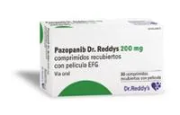 PAZOPANIB DR. REDDYS 200 MG COMPRIMIDOS RECUBIERTOS CON PELICULA EFG - Imagen 1