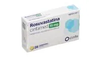 ROSUVASTATINA CINFAMED 15 MG COMPRIMIDOS RECUBIERTOS CON PELICULA - Imagen 1